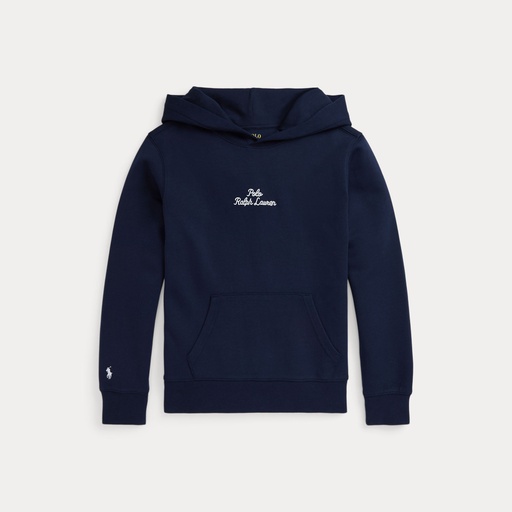 [Polo Ralph Lauren 32395496/1001] (boys Ls Hoodie-Knit Shirts/Navy Navy) 042992