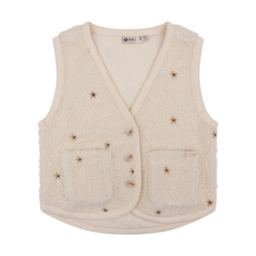 [Daily7 930007/2020] (girls Teddy Gilet Embroidery Sandshell) 043018