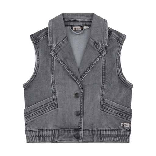 [Daily7 930009/1149] (girls Denim Gilet   Grey denim) 043019