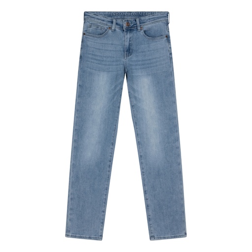 [Indian Blue Jeans 960005/7775] (boys Wide Straight Fit Light denim) 043049