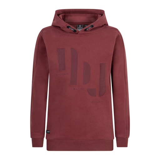 [Indian Blue Jeans 960080/4293] (boys Hoodie Ibj Brusched Wine red) 043067