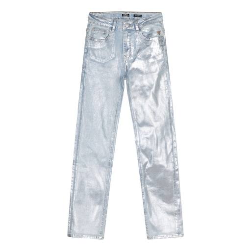 [Indian Blue Jeans 970019/1120] (girls Straight Fit Silver Silver) 043086