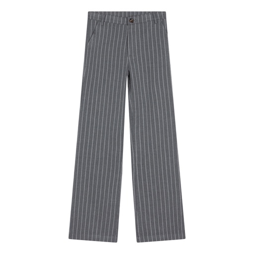 [Indian Blue Jeans 970031/1964] (girls Wide Pinstripe Pantalon Stone grey) 043091