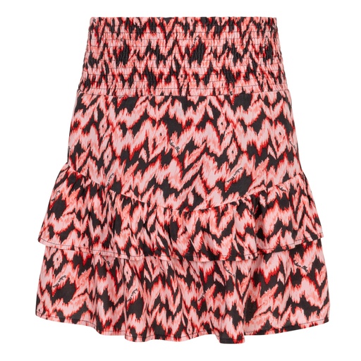 [Indian Blue Jeans 970089/4266] (girls Ikat Skirt Poppy Red) 043114