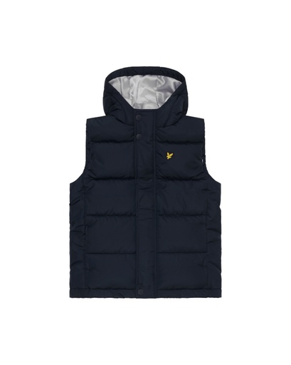 [Lyle&amp;Scott jkb2100v /z271] (boys Padded Hooded Gilet Blauw  ) 043162