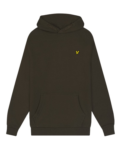 [Lyle&amp;Scott mlb2001v/w485] (boys Pullover Hoodie Olive) 043171